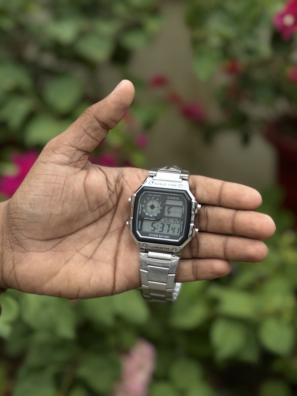 Digital Chain Illuminator watch