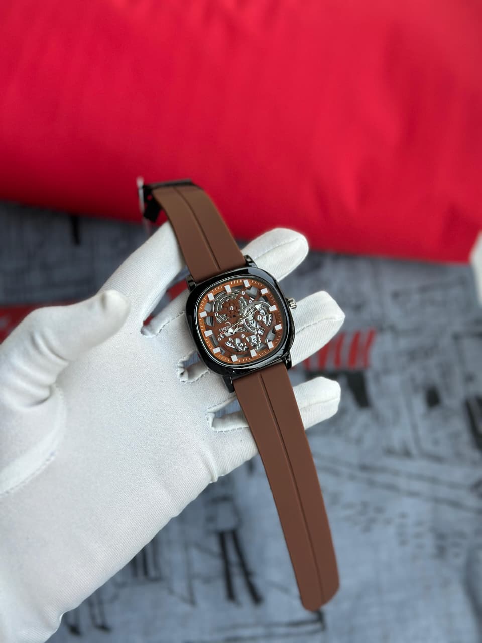 Premium Silicone Strap | Limited Edition Men's Luxury Timepiece