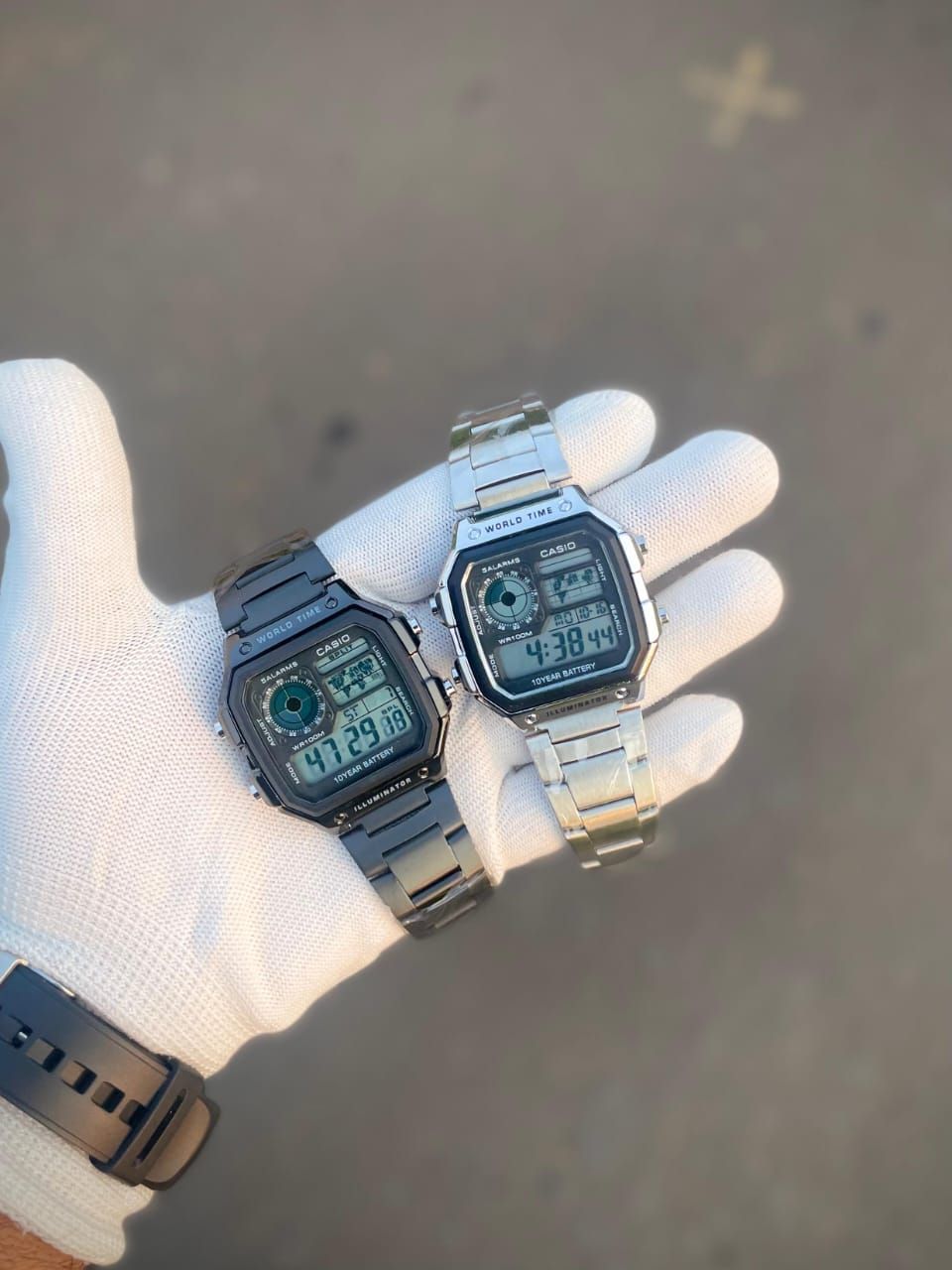 Digital Chain Illuminator watch