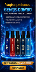 Premium Perfume Combo Pack – 5 Long-Lasting Fragrances (8ml Each)