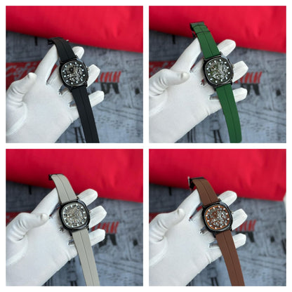 Premium Silicone Strap | Limited Edition Men's Luxury Timepiece