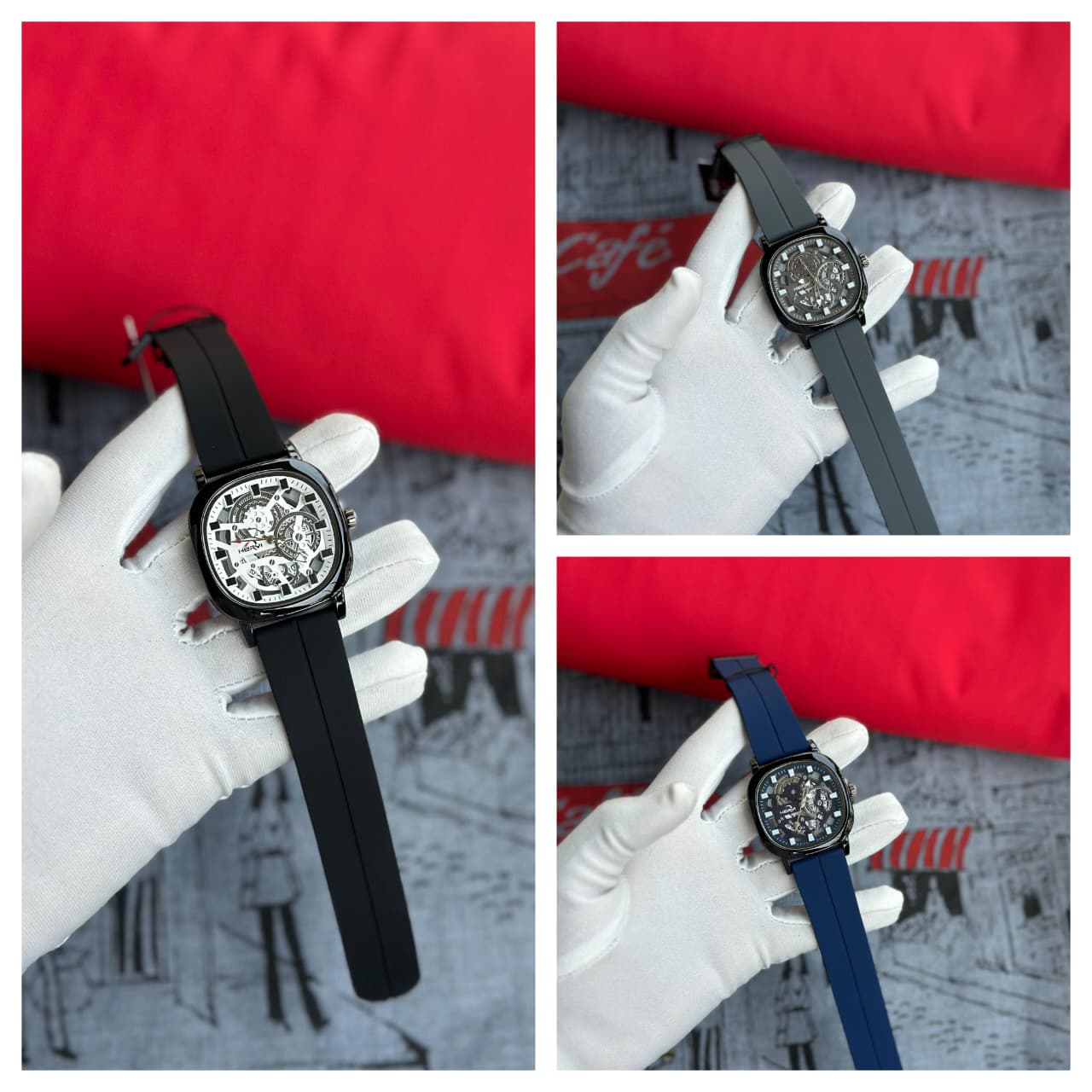 Premium Silicone Strap | Limited Edition Men's Luxury Timepiece