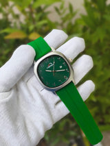 Luxury Arabic Dial Magnetic Lock Watch for Men & Women | Premium Silicone Strap | Black, Green & Brown