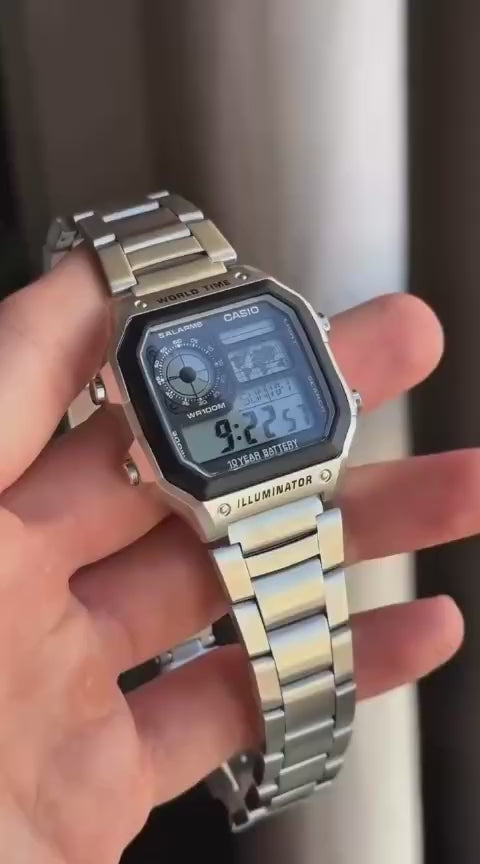 Digital Chain Illuminator watch